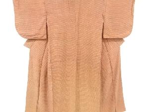 アンティーク　錦紗亀甲模様着物